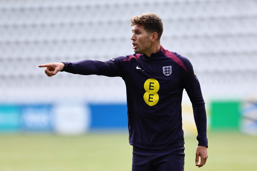 El defensa inglés John Stones, durante un entrenamiento EFE/EPA/ANNA SZILAGYI