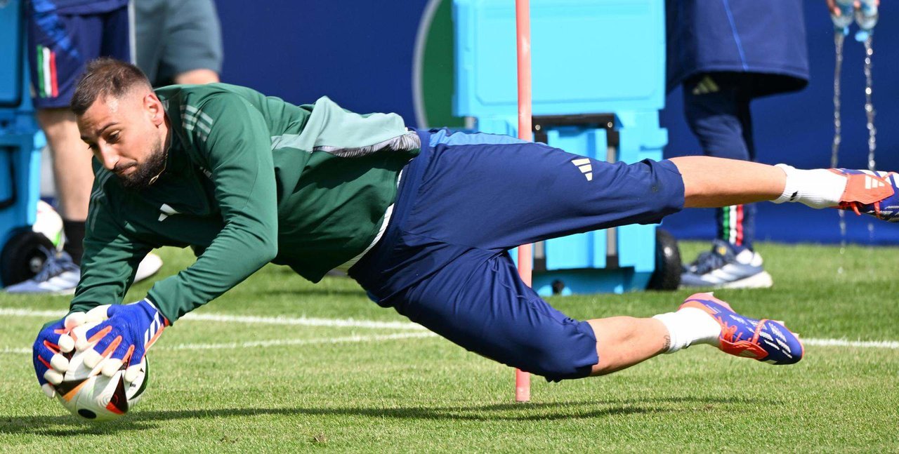 Gianluigi Donnarumma, capitán de la selección italiana. EFE/EPA/Daniel Dal Zennaro