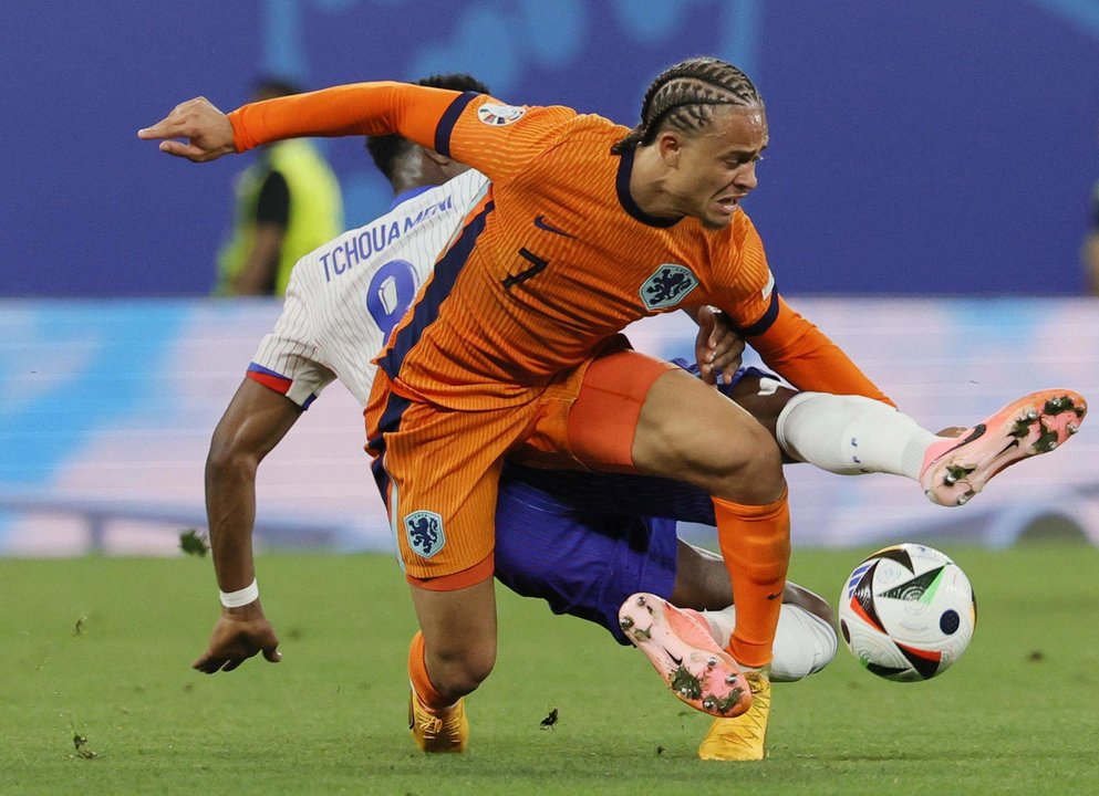 Aurélien Tchouaméni, centrocampista de la selección francesa. EFE/EPA/RONALD WITTEK