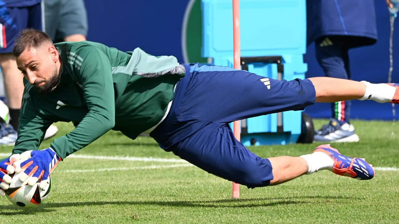 Gianluigi Donnarumma, capitán de la selección italiana. EFE/EPA/Daniel Dal Zennaro