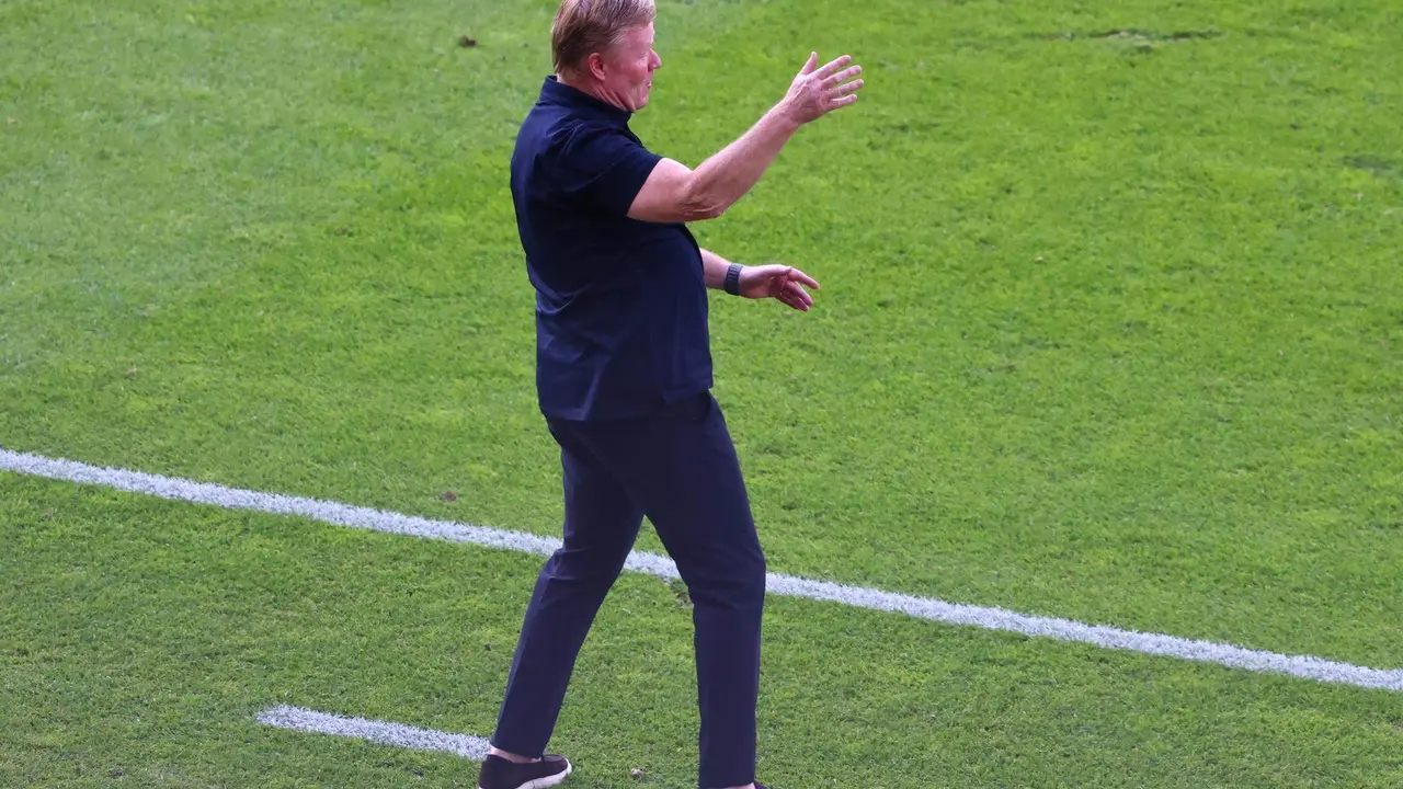 Ronald Koeman, seleccionador de Países Bajos. EFE/EPA/HANNIBAL HANSCHKE/Archivo